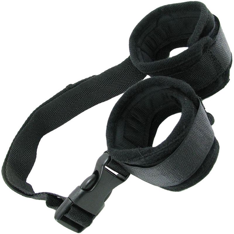 Sex &amp; Mischief Adjustable Black Hand Cuffs