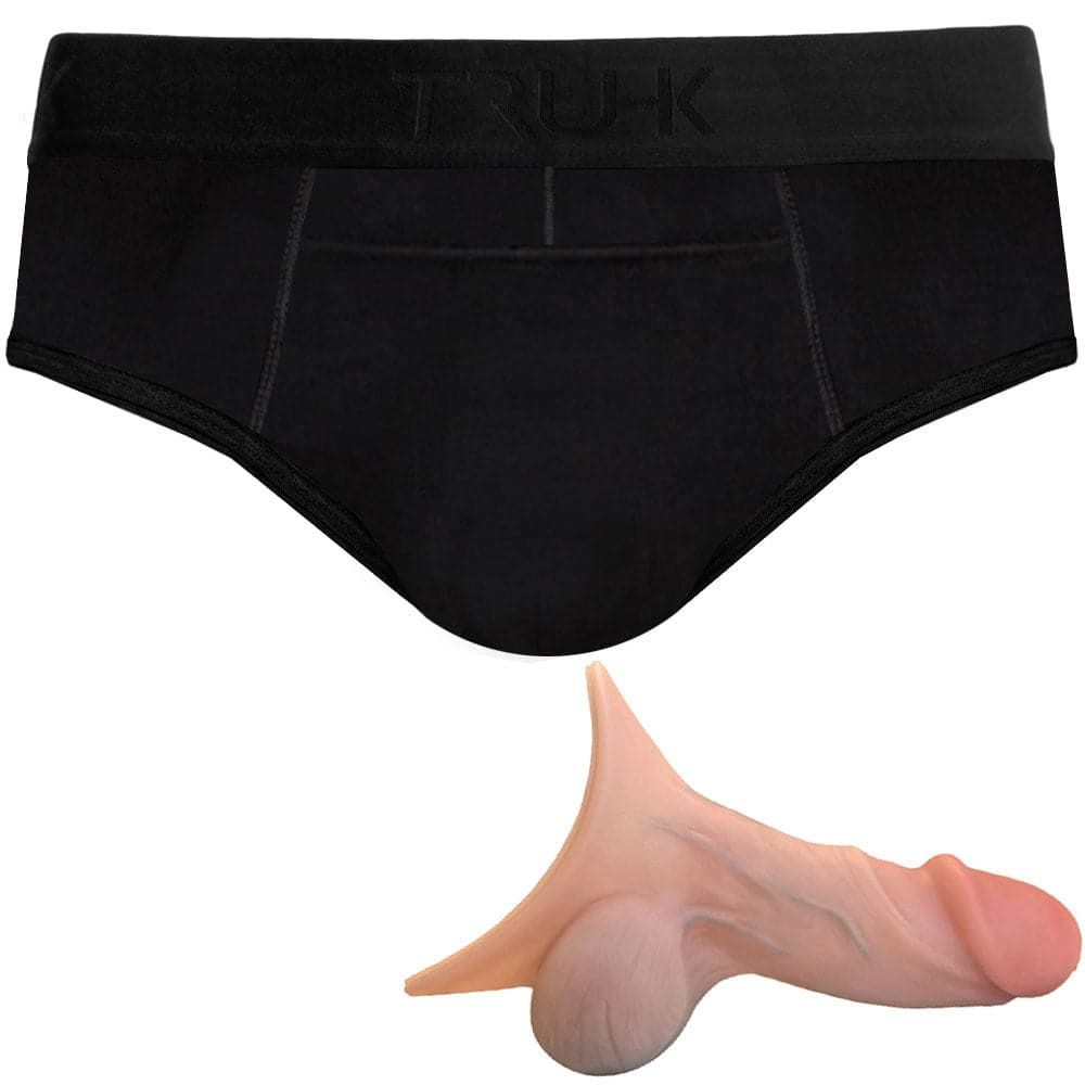 BLACK TRUHK - Pouch Front Brief Underwear with 4.5&quot; Vanilla STP - PACKAGE DEAL