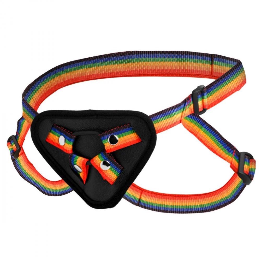 Strap U Ride the Rainbow Adjustable Strap On Harness