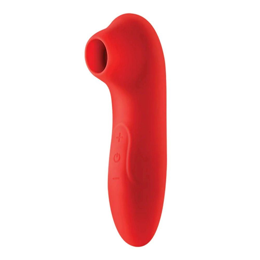 Luv Lab CS-19 Pulsing Silicone Clitoral Vibrator- Red