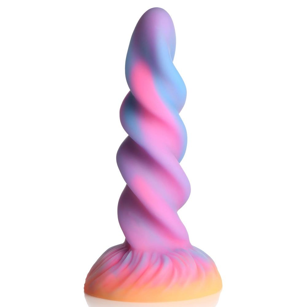 Moon Rider Unicorn Horn Glow in the Dark Silicone Dildo