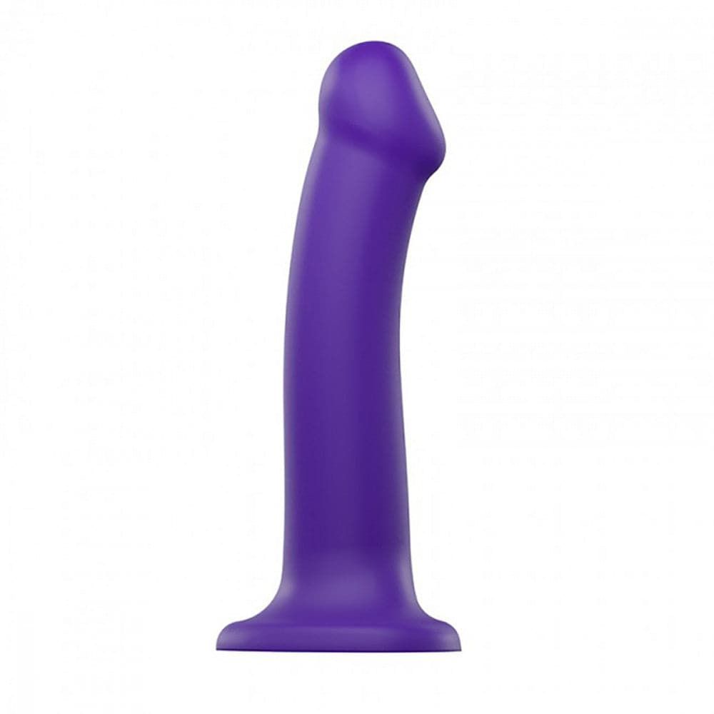 7&quot; Strap-On-Me Silicone Dual Density Posable Dildo - Purple - Large
