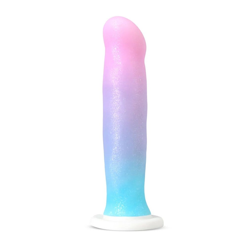 8&quot; Lucky Ombre Shimmer Silicone Suction Base Dildo
