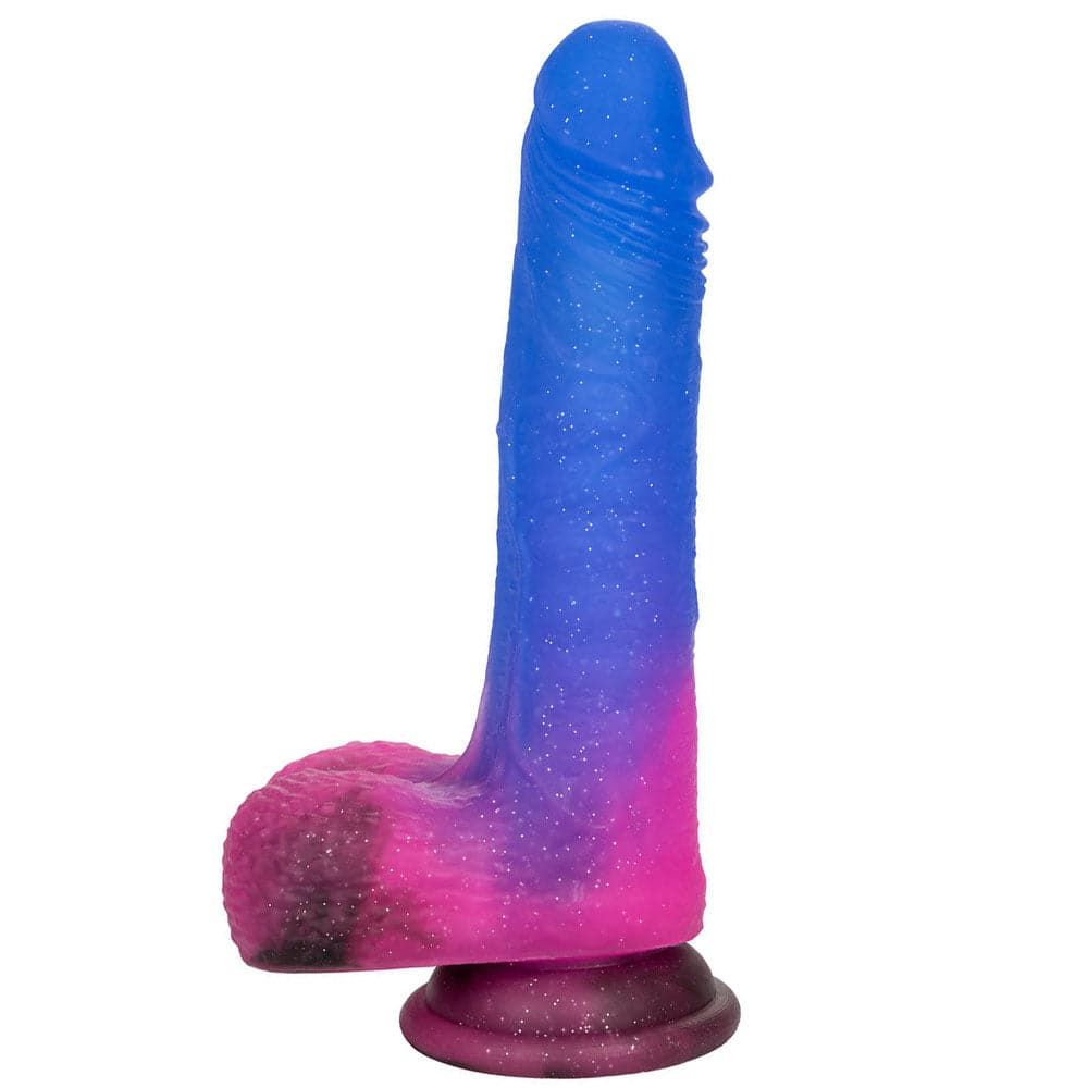 5.25&quot; Ombre Hombre Vibrating Silicone Dildo