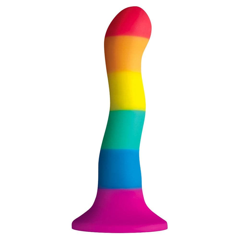 6&quot; Colours Wave Silicone Dildo - Pride