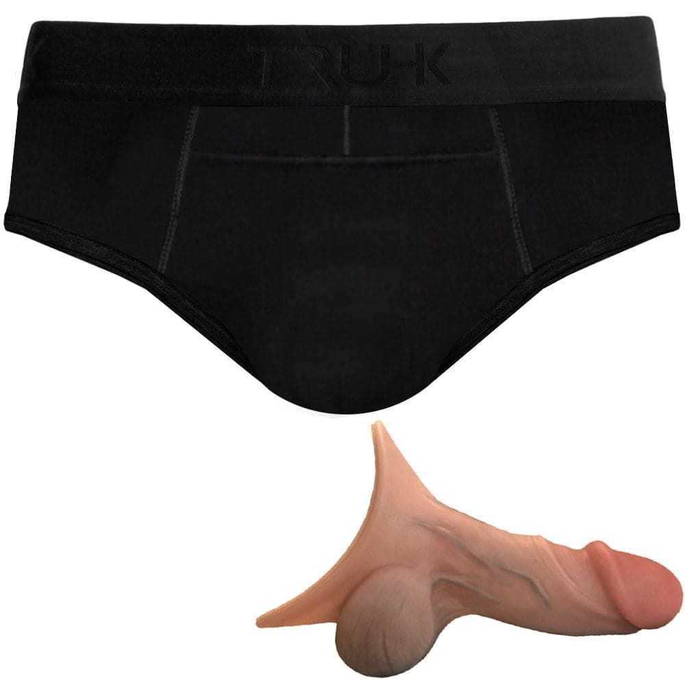 BLACK TRUHK - Pouch Front Brief Underwear with 4.5&quot; Caramel STP - PACKAGE DEAL