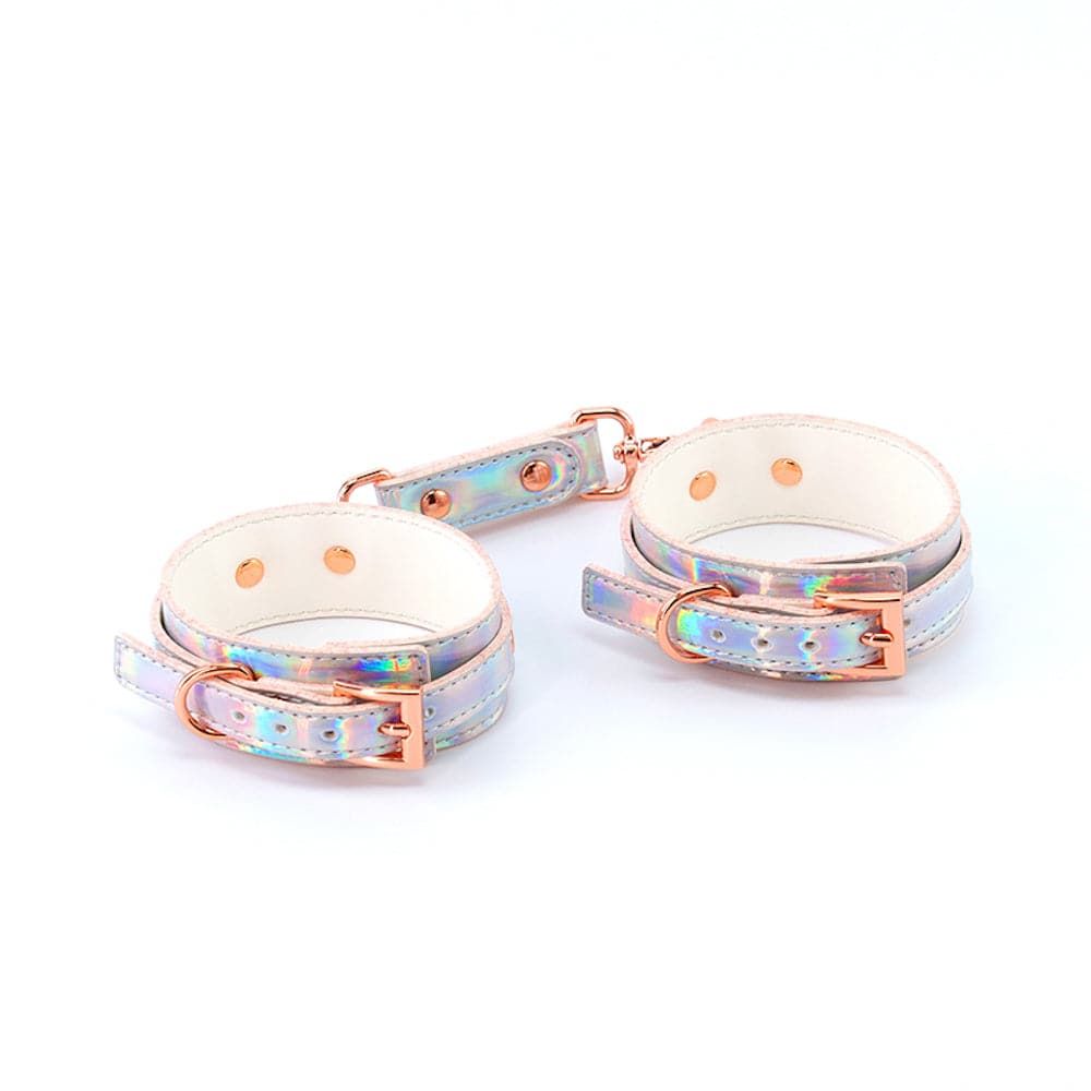 Cosmo Rainbow Metallic Wrist Cuffs
