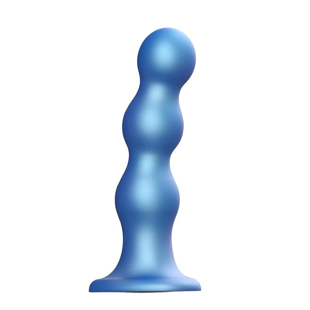 5.5&quot; Strap-On-Me Dildo Plug Balls - Blue - Medium