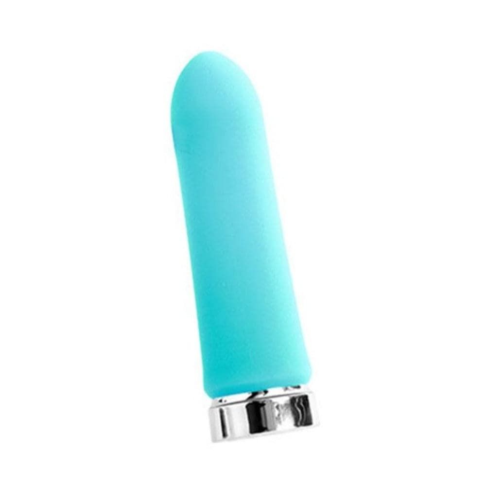 Bam Silicone Bullet Vibe - Rechargeable - Turquoise