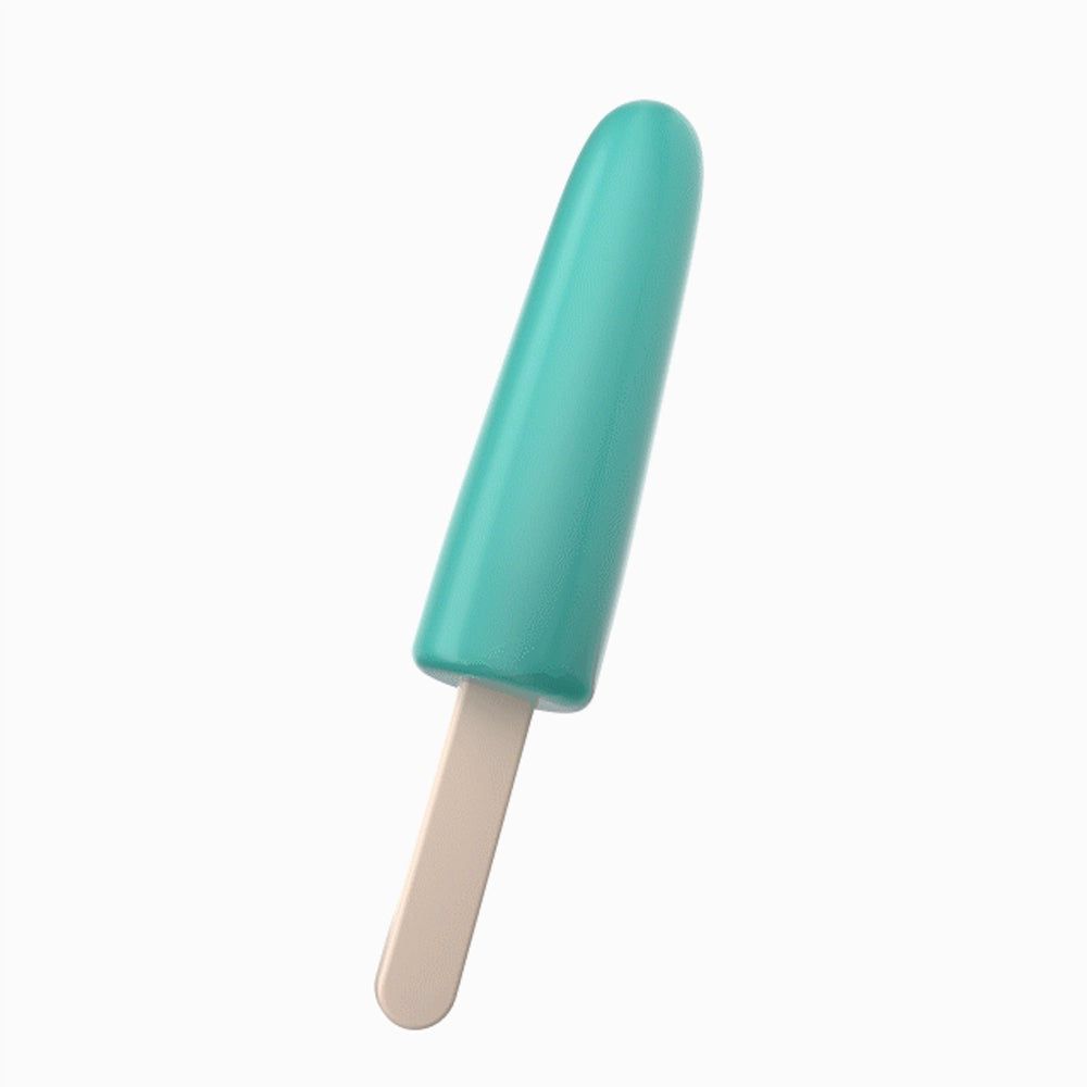 iSCREAM Silicone Popsicle Shaped Dildo - Blue Lagoon