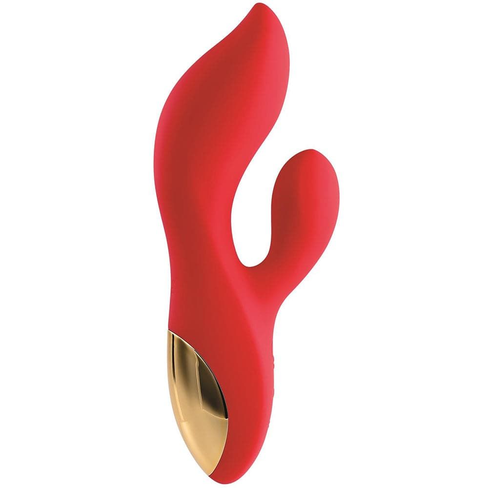Adam &amp; Eve Eve&#39;s Big Curvy G Rabbit - Red