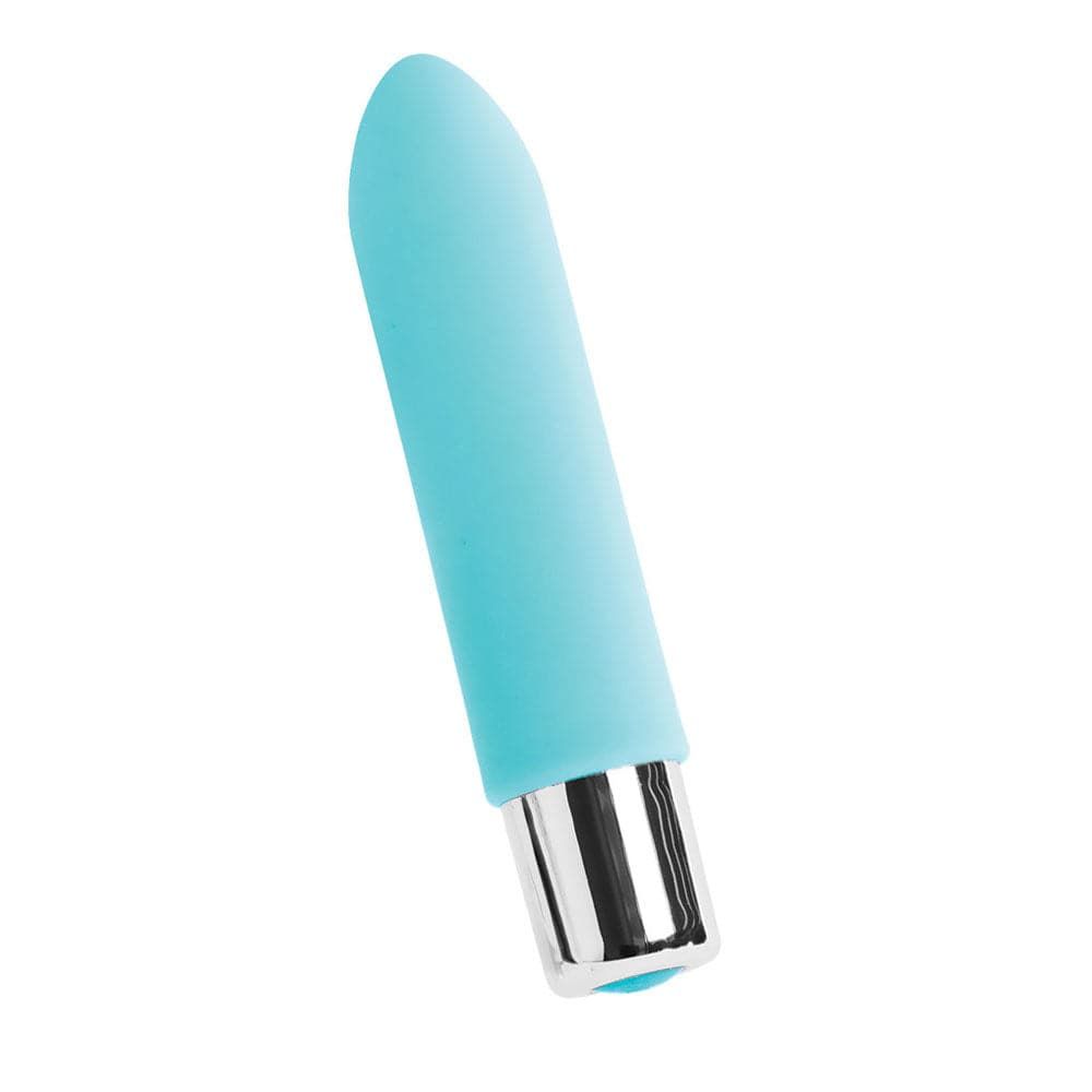 Bam Mini Silicone Bullet Vibe - Rechargeable - Turquoise