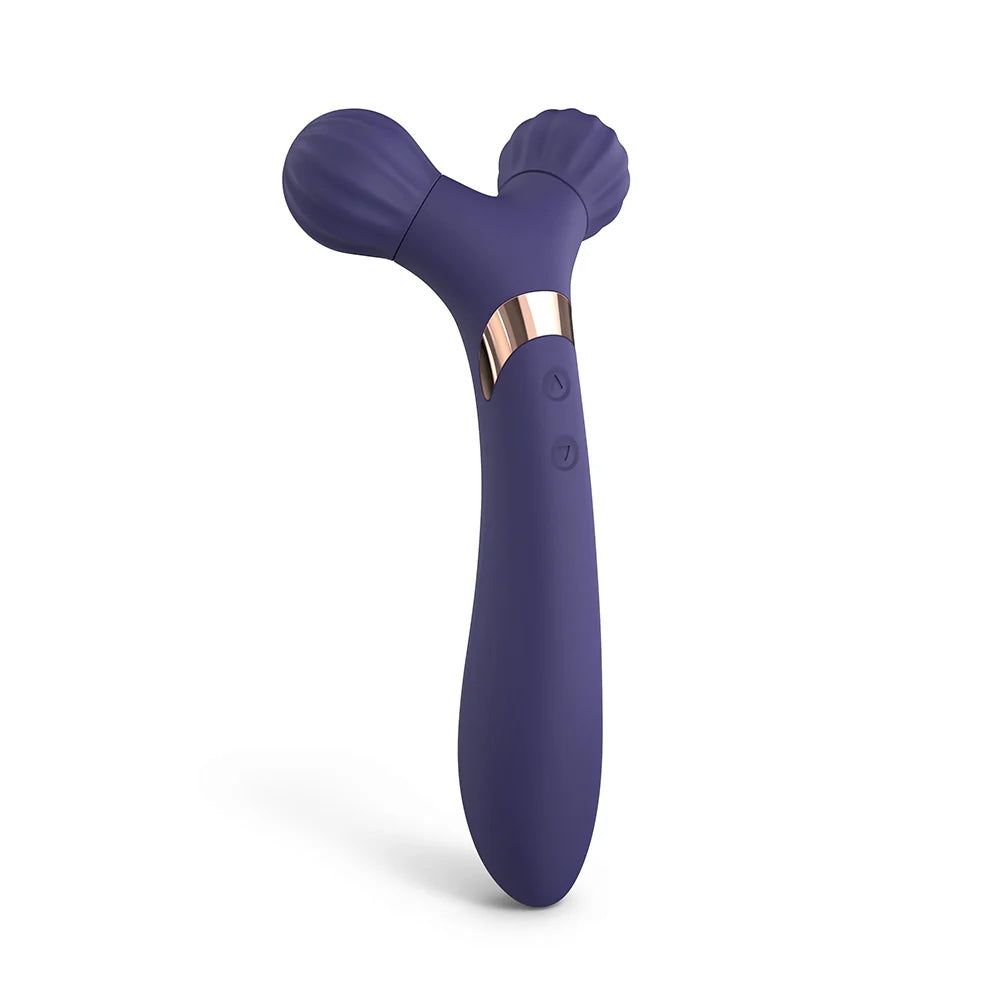 Fireball Midnight Indigo Dual Ended Silicone Body Massager &amp; Vibrator