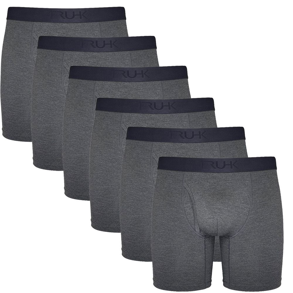 TRUHK Boxer STP/Packing Underwear Side Opening - Gray - 6-Pack