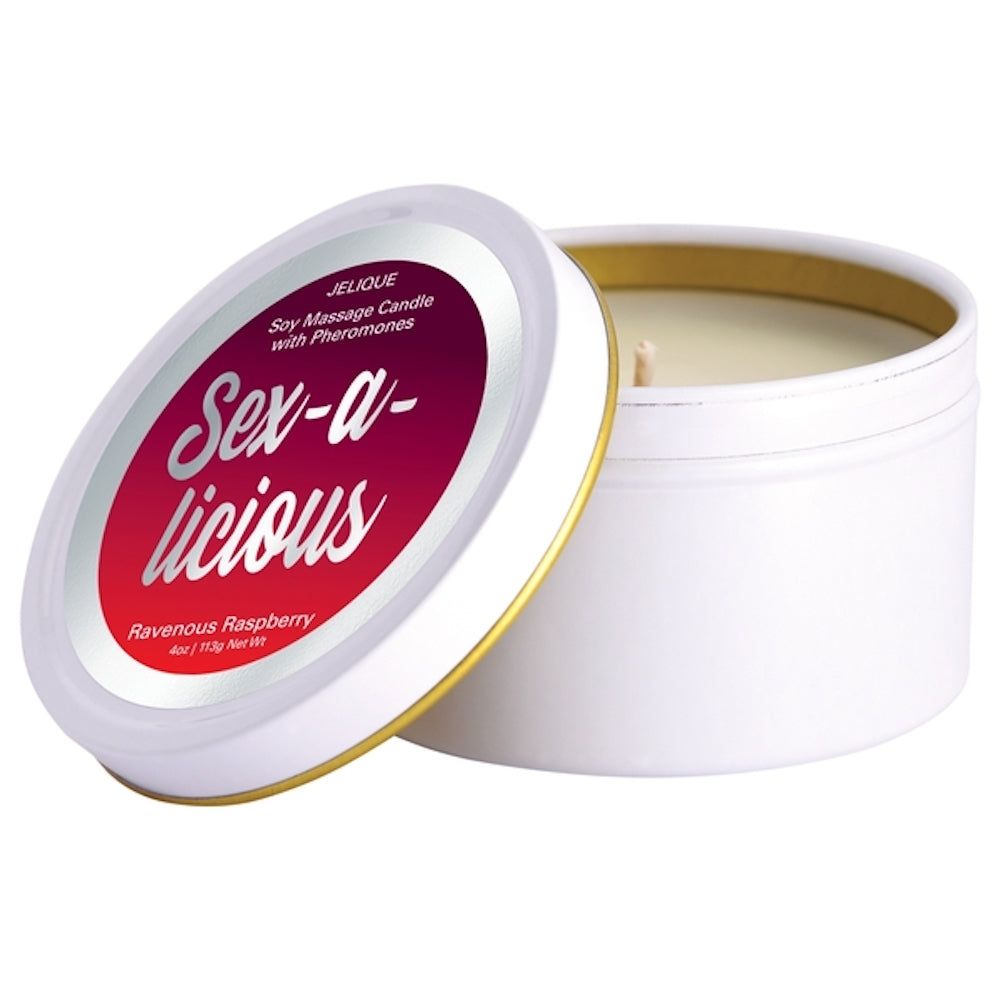 Sex-a-licious - Pheromone Massage Mood Candle - Ravenous Raspberry