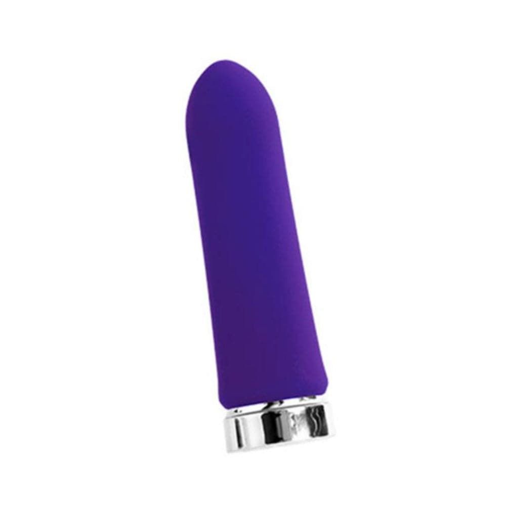 Bam Silicone Bullet Vibe - Rechargeable - Indigo