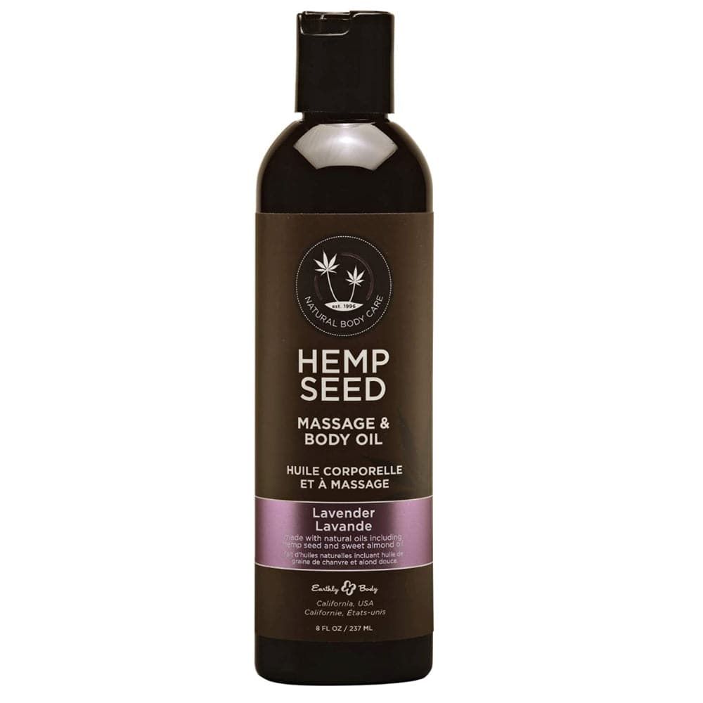 Earthly Body Hemp Seed Massage Oil - Lavender