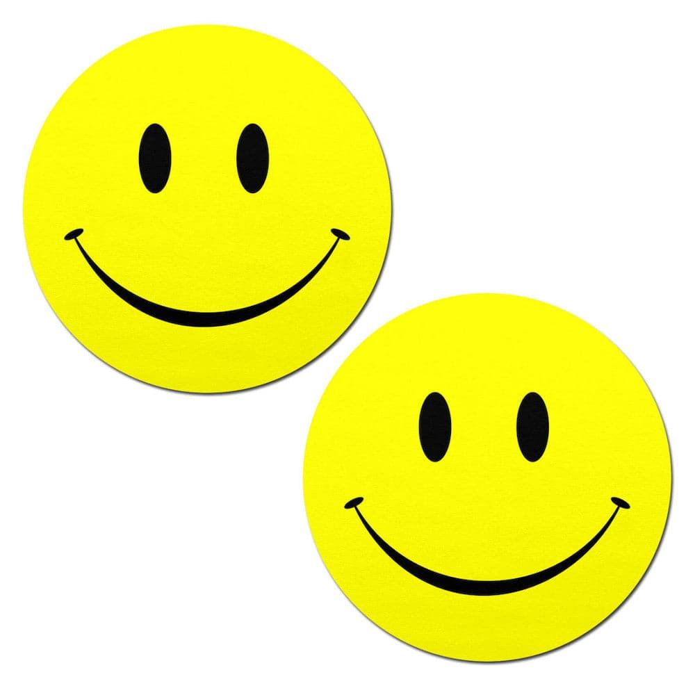 Yellow Smiley Face Pasties by Pastease®