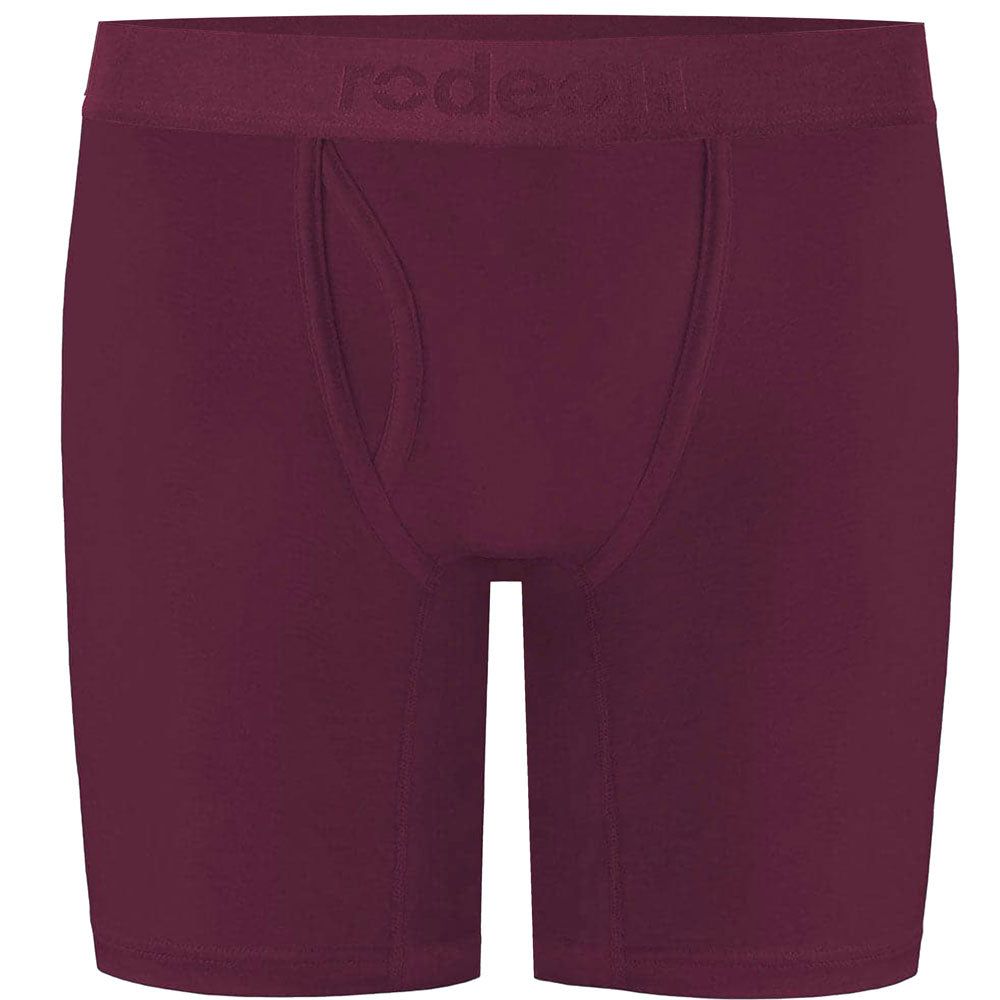 9&quot; Top Loading Boxer Packer Underwear - Claret