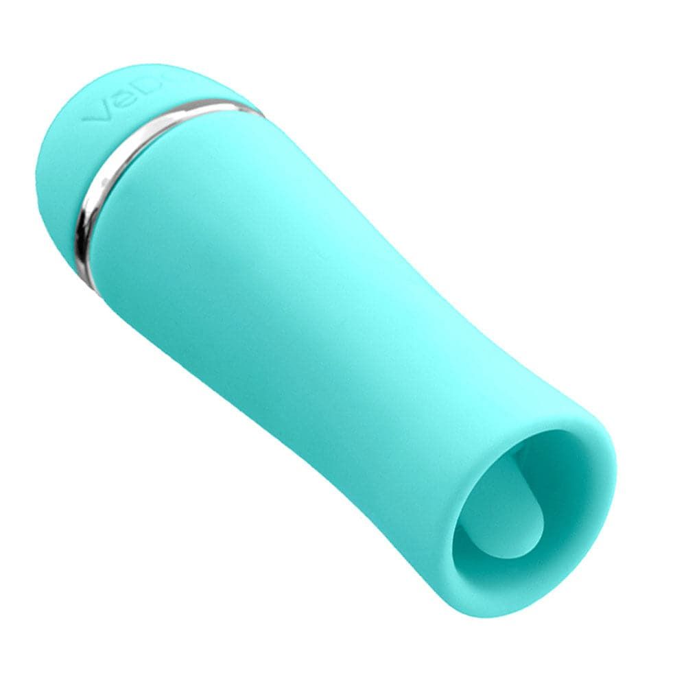 Liki Silicone Flicker Vibrator - Rechargeable - Turquoise