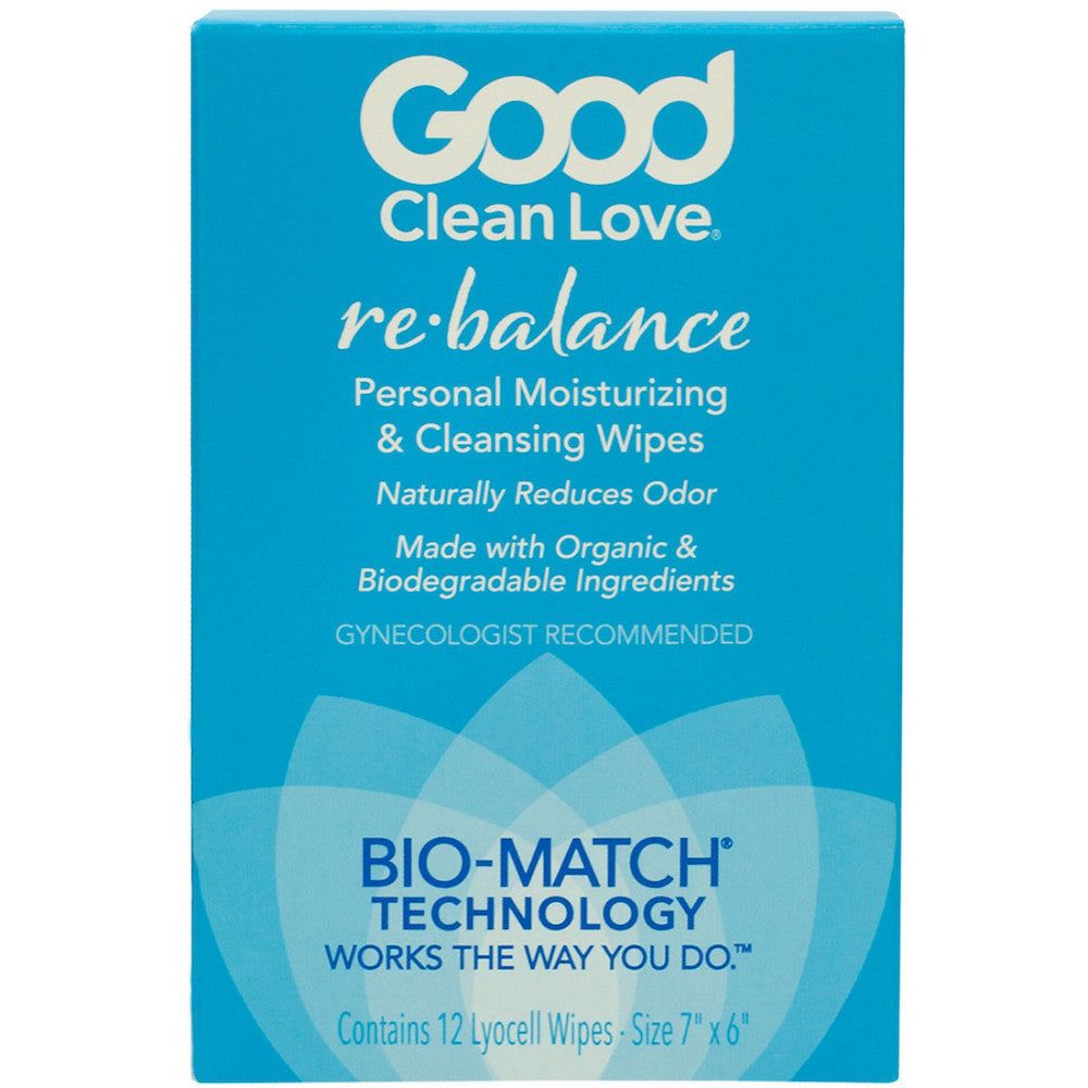 Good Clean Love - Rebalance Personal Cleansing Wipes 12 ct.