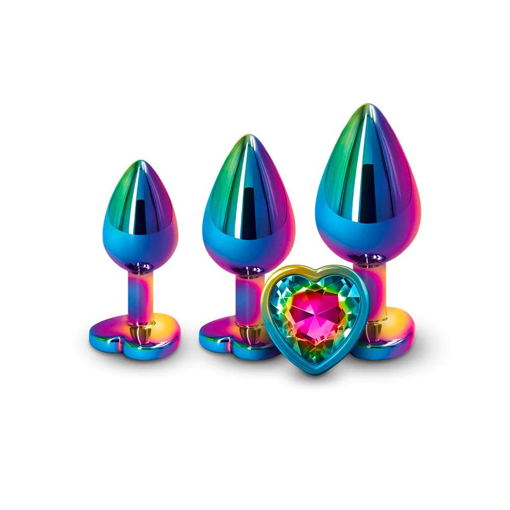 Rear Assets Rainbow Anal Trainer Set - Heart