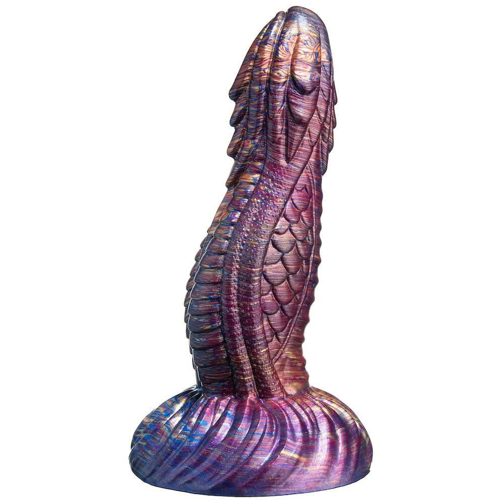 6.25&quot; Fantasy Serpentine Pearlescent Silicone Dildo -  Nebula