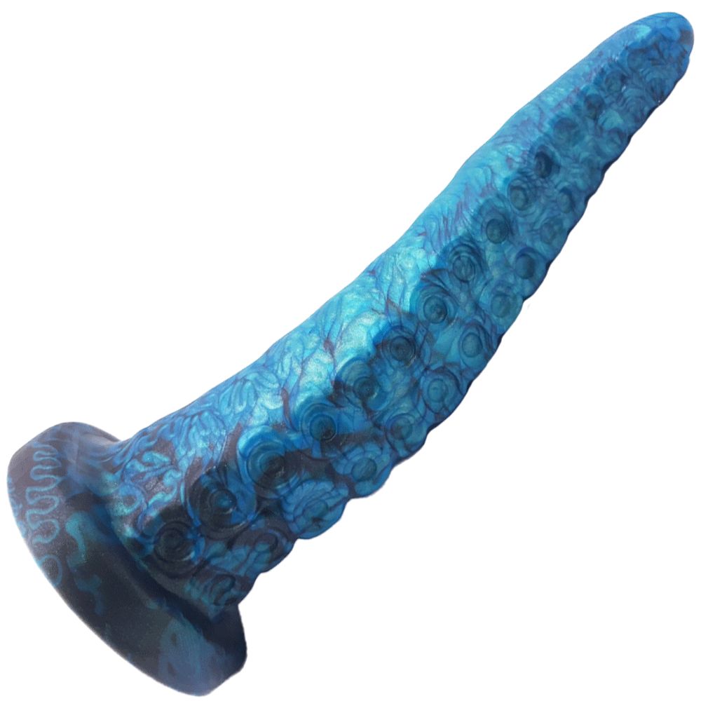 8&quot; Teuthida - Large - Silicone Tentacle Dildo by Uberrime - Mermaid