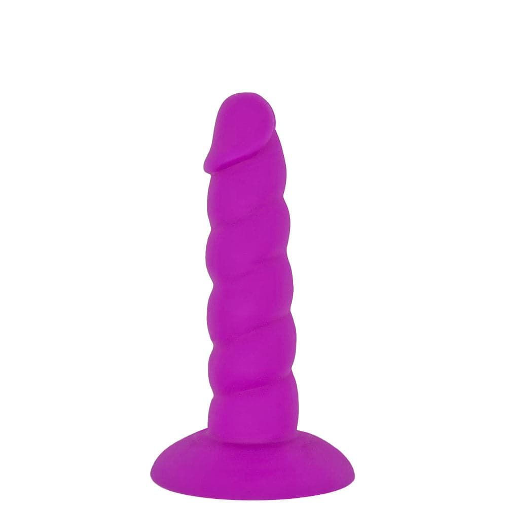 5&quot; Loli Suction Cup Silicone Dildo - Purple