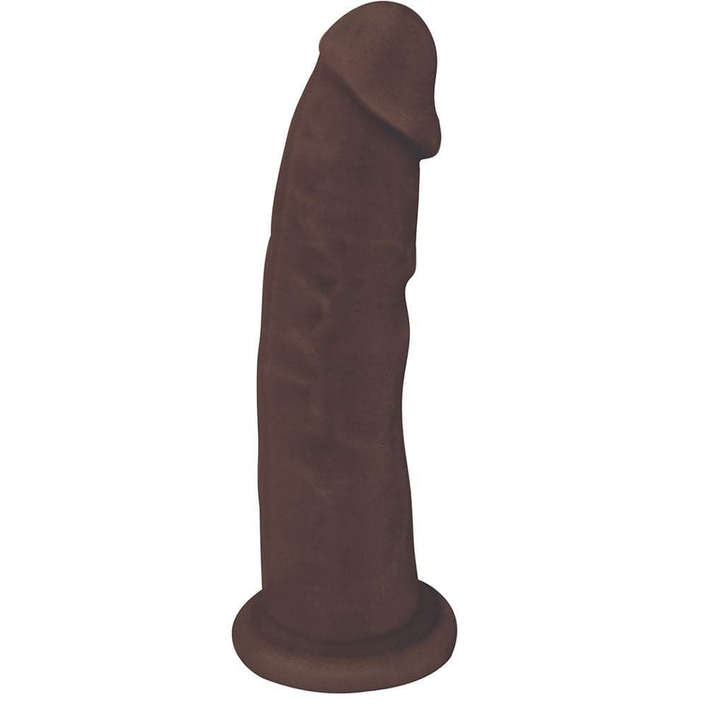 7&quot; FleshStixxx Silicone Dual Density Dildo - Chocolate