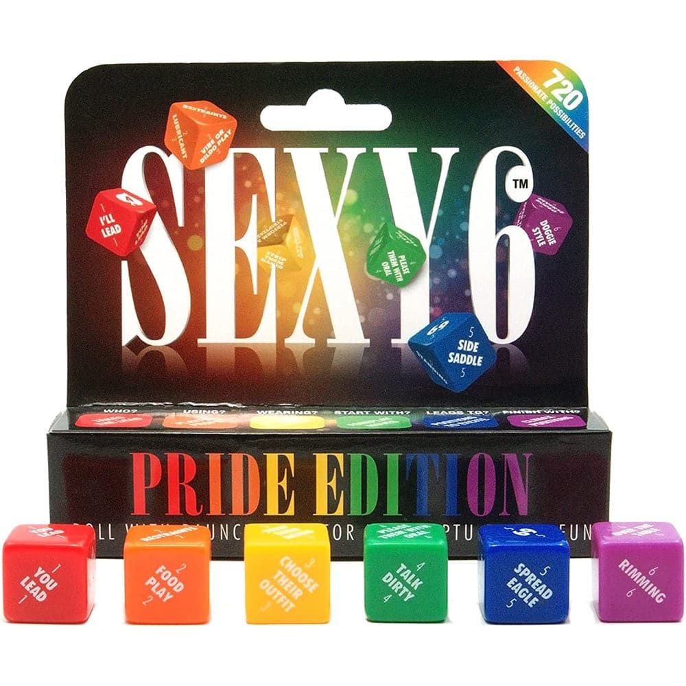 Sexy 6 Adult Dice - Pride Edition