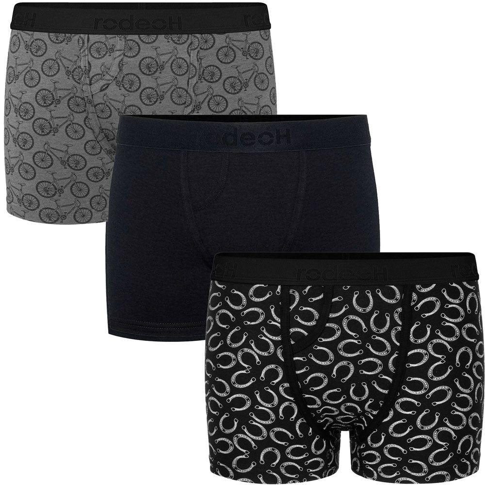 Classic Boxer Packing Underwear 3 Pack - Monochrome - Multipack