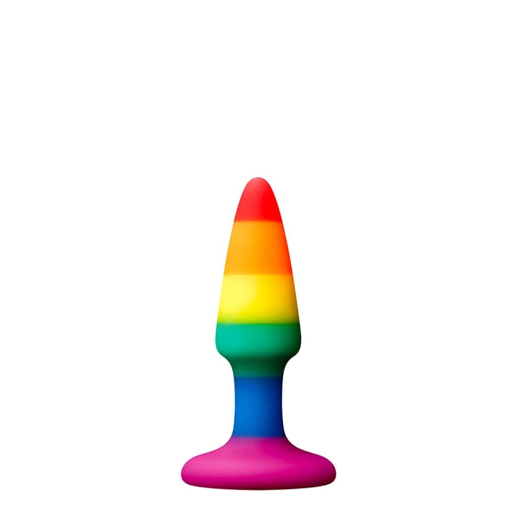 Rainbow Colours Pleasure Anal Plug - Mini