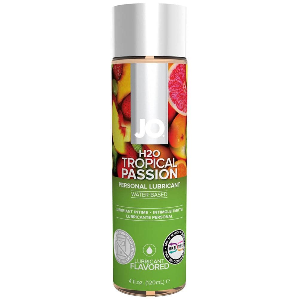 JO H20 Water Based Flavored Lubricant - Tropical Passion 4 fl. oz. (120 ml)