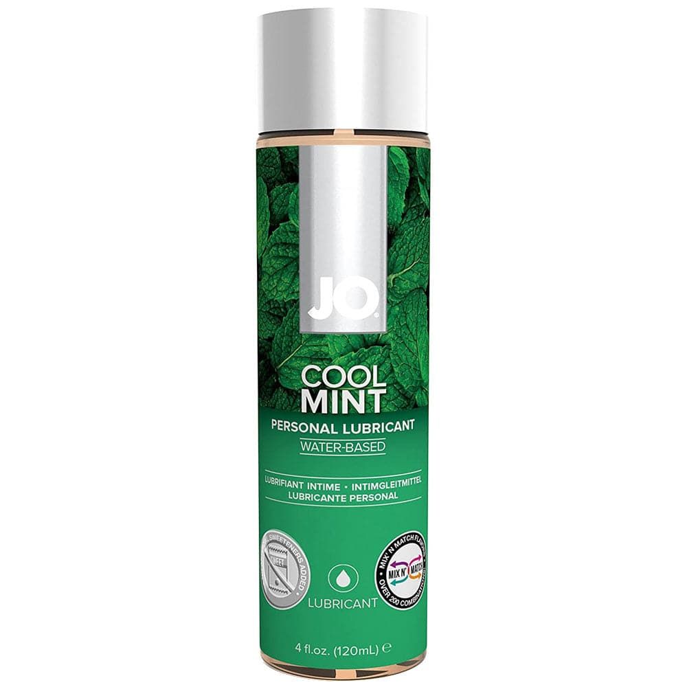 JO H20 Water Based Flavored Lubricant - Cool Mint 4 fl. oz. (120 ml)