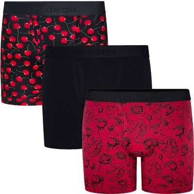 6&quot; Shift Boxer Underwear 3 Pack - Red Hot - Multipack