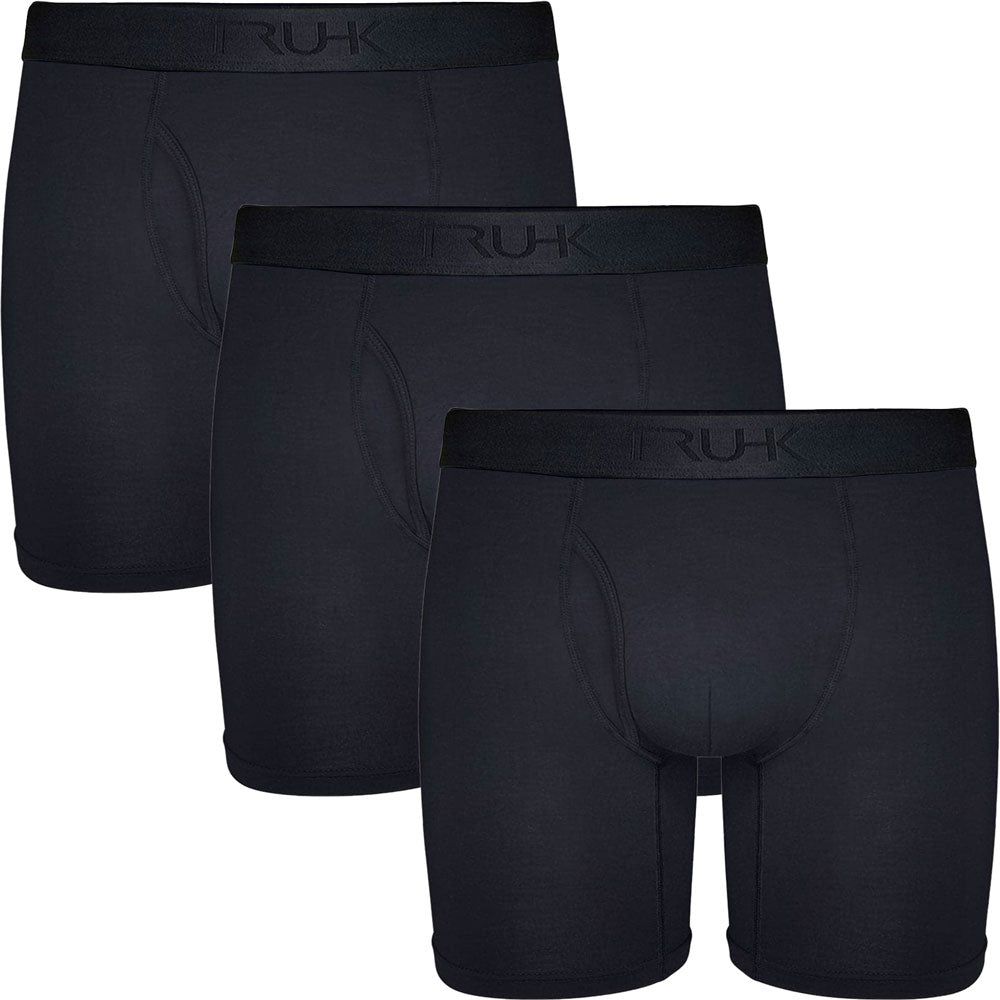 TRUHK Classic Side Opening STP/Packing Boxer 3 pack - Black - Multipack