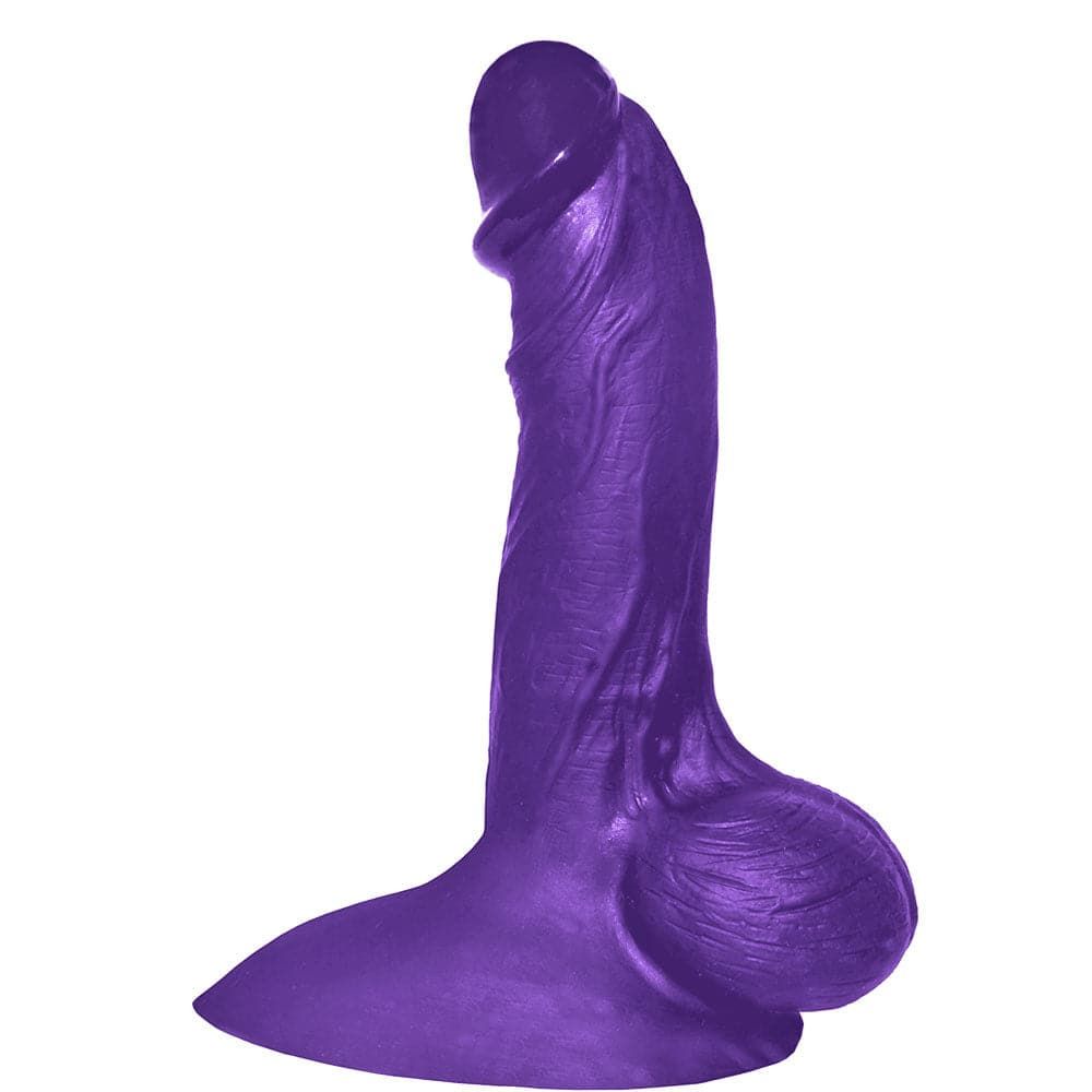 6.7&quot; Flex Dual Density Silicone Dildo - Purple