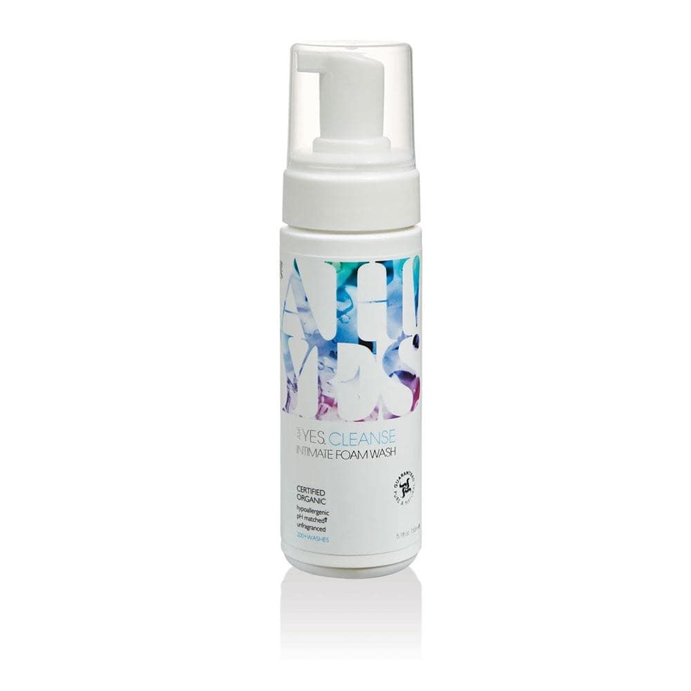 AH! YES Cleanse - Organic Intimate Foaming Wash - Fragrance Free - 5.1 oz