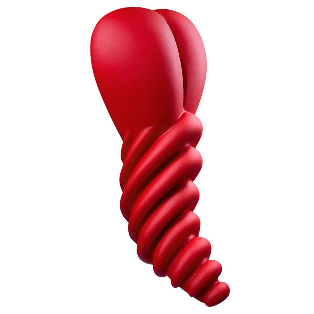 Luvgrind - Hybrid Dildo Base Stimulator Cover and Grinder - Red
