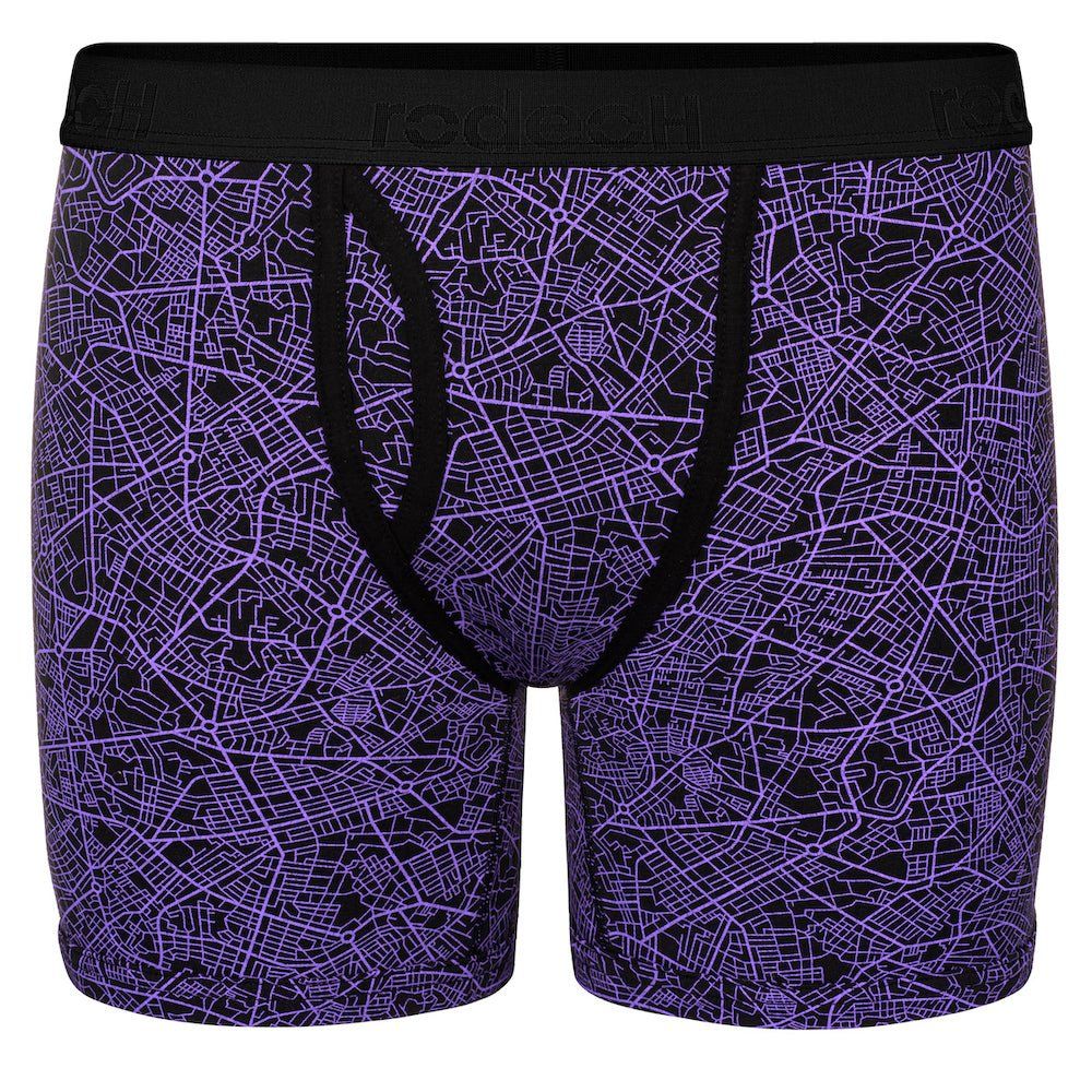 6&quot; Top Loading Boxer Packing Underwear - Geometric Purple