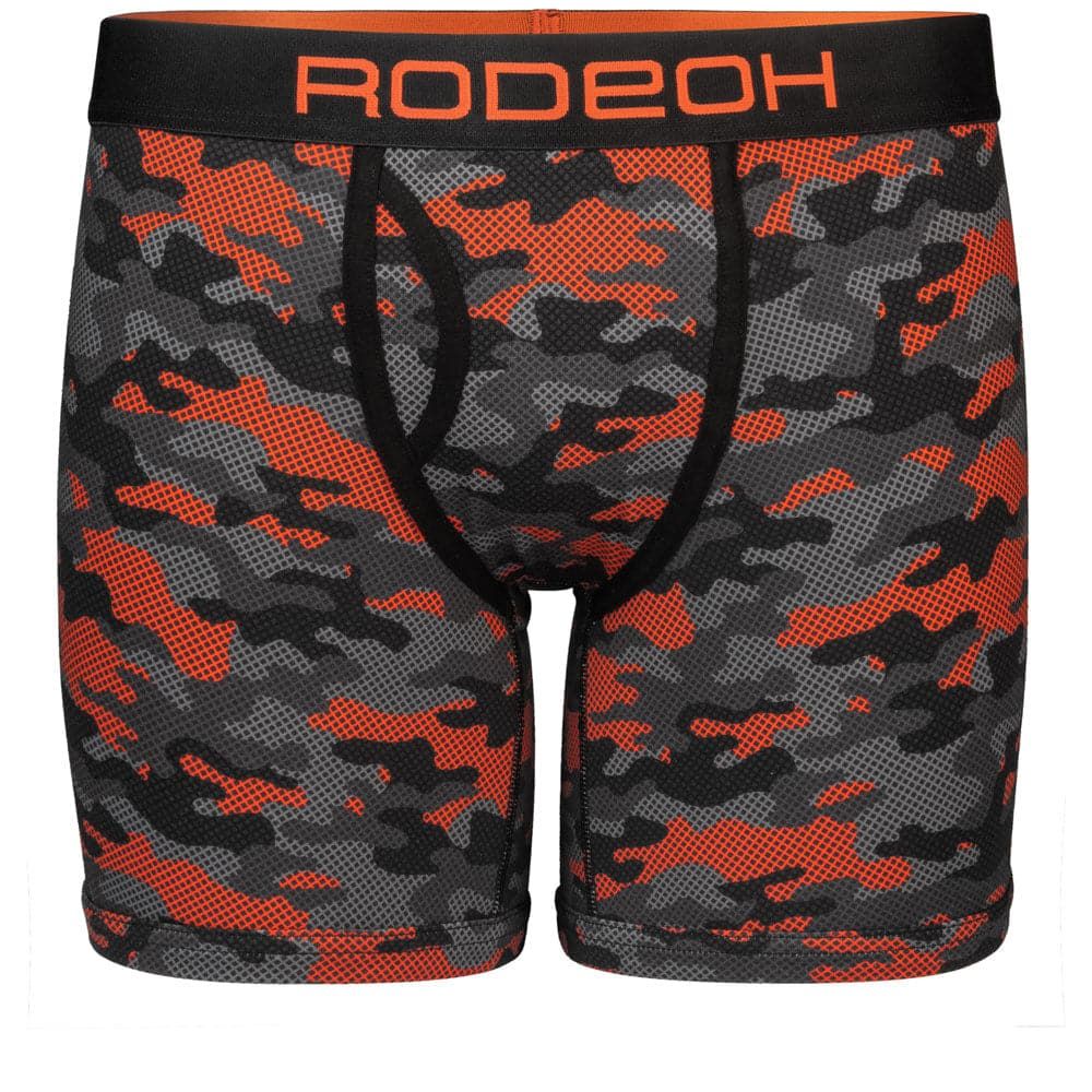 Shift 6&quot; Boxer Underwear - Orange Camo