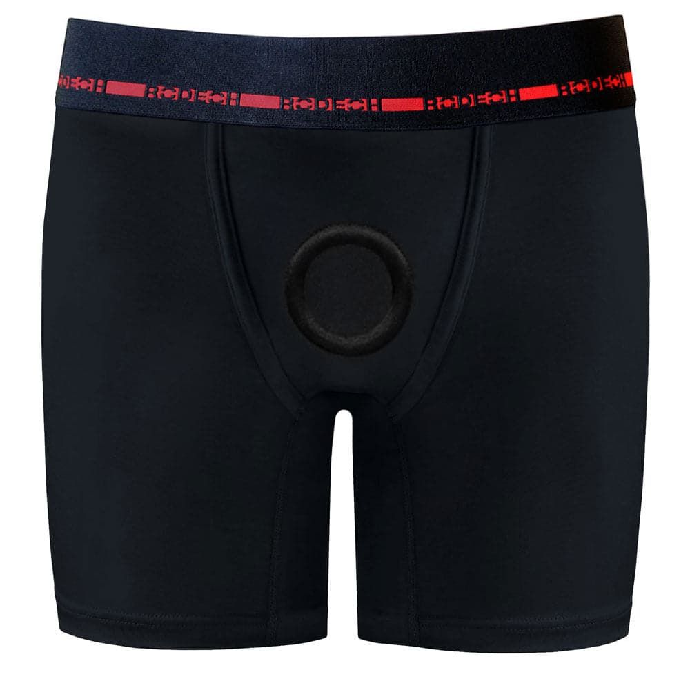 Rise Boxer+ Harness - Black &amp; Red