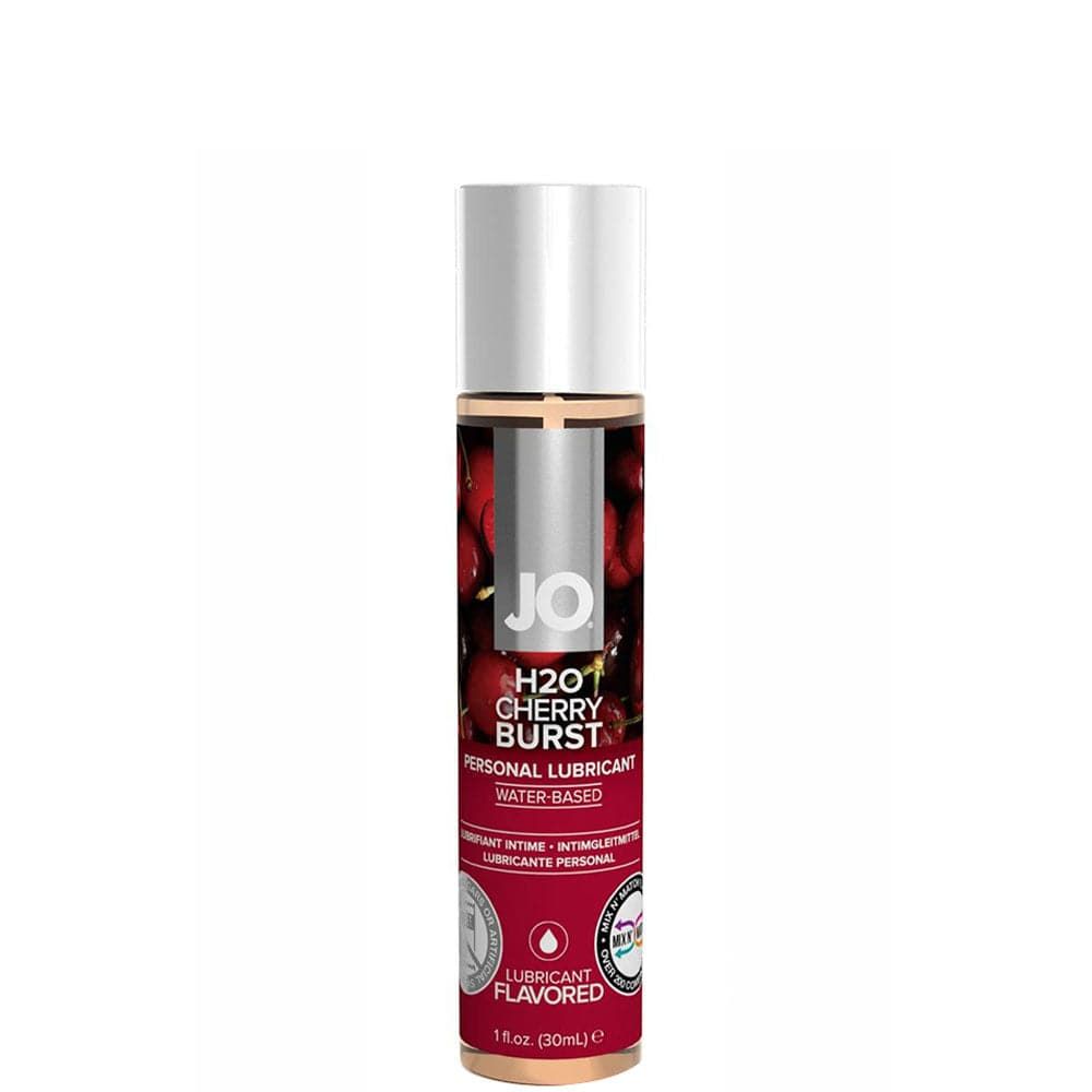 JO H20 Water Based Flavored Lubricant - Cherry Burst 1 fl. oz. (30 ml)