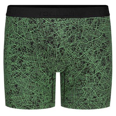 Shift 6&quot; Boxer Packer Underwear - Geometric Green