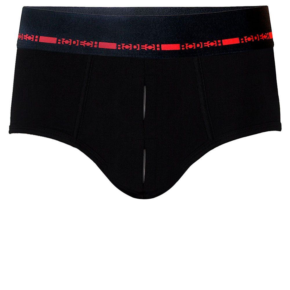 High Rise Brief+ Harness - Black