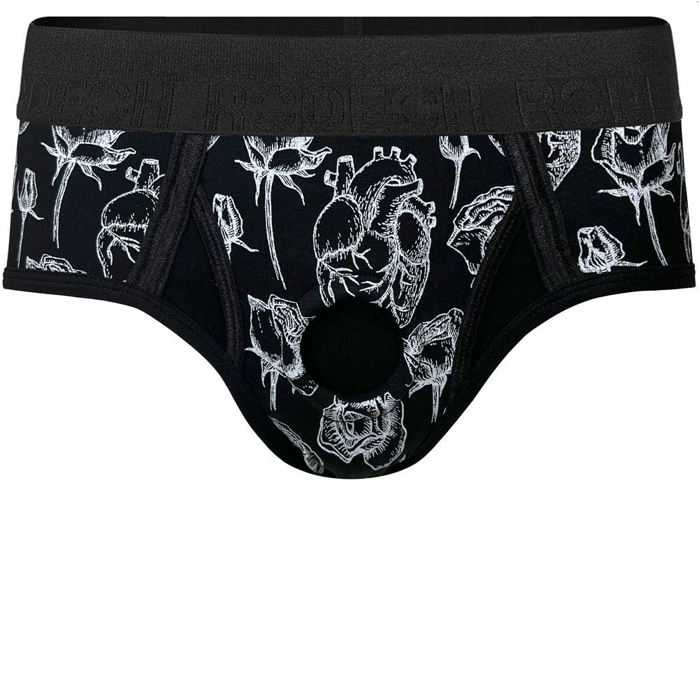 Brief+ Harness - Hearts &amp; Roses