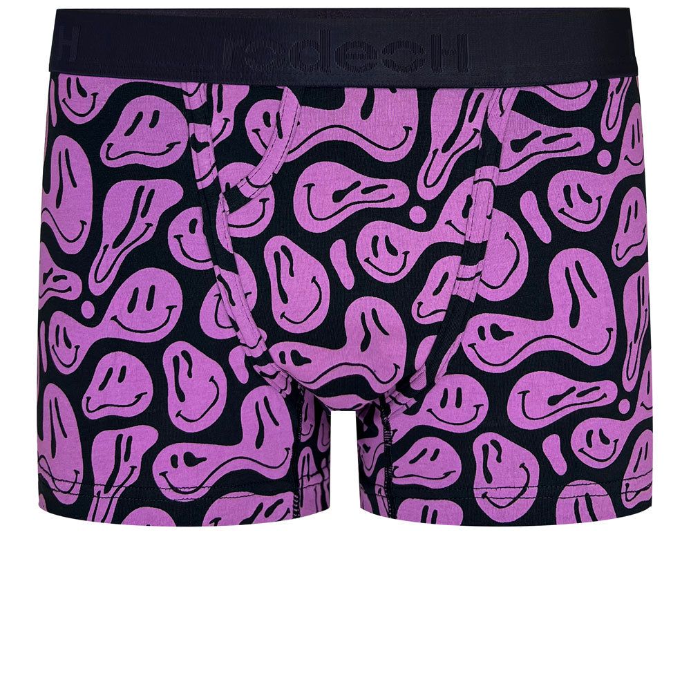 Classic Top Loading Boxer Packing Underwear - Indigo Smiley