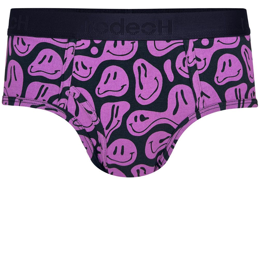 Shift Brief Packer Underwear - Indigo Smiley