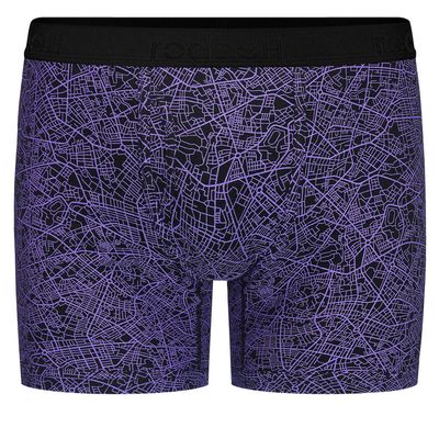 Shift 6&quot; Boxer Packer Underwear - Geometric Purple